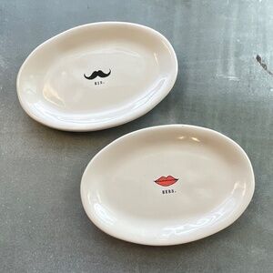 Rae Dunn Snack Plates His Hers Wedding